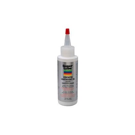 Synco Chemical Super Lube® Oil W/O PTFE Low Viscosity, Lt. Wgt., 4 oz. Bottle - 52004 - Pkg Qty 6 52004